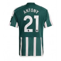 Dres Manchester United Antony #21 Gostujuci 2023-24 Kratak Rukav